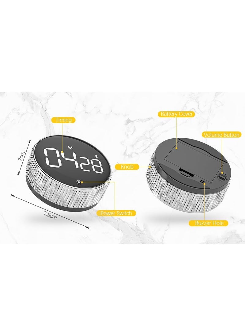 Glaceon - Glaceon Digital Kitchen Timers Large Screen LED Magnetic Countdown Timer for Kitchen in Classroom Fitness Cooking Study Easy for Children and Elderly - Image 1