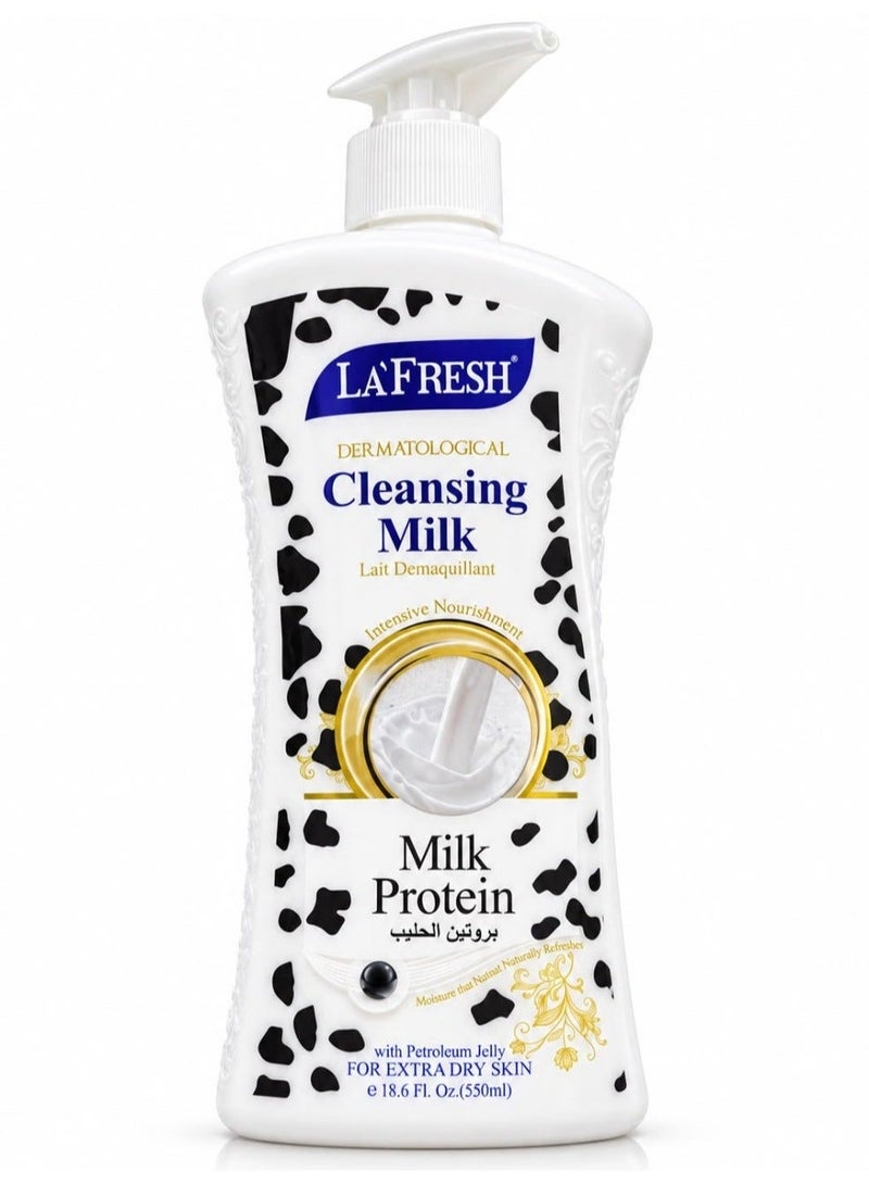 LA FRESH Cleansing Milk with Milk Protein for All Skin Types, 550ml - Image 1