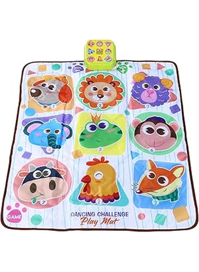 Anti Slip Electronic Dance Mat For Kids Light Up Floor Adjustable Challenge Level - Image 1