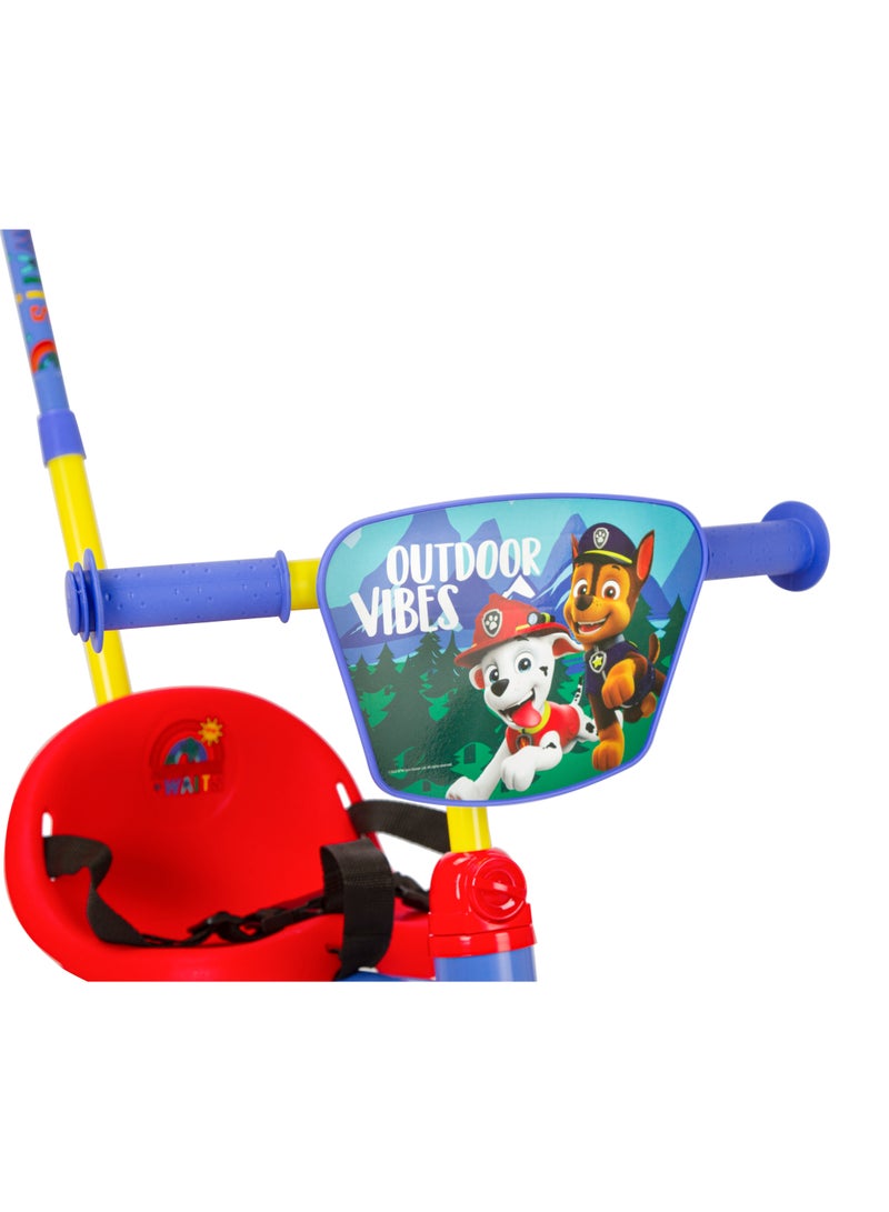 Spartan Paw Patrol Boys Tricycle with Pushbar | Adjustable Parent Handle | Removable Canopy & Storage Basket | Sturdy Frame | Ages 2 to 4 Years | SP-5008 - Image 2