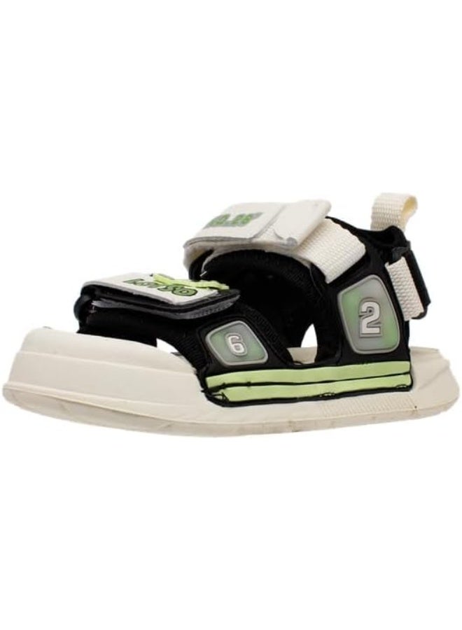 Lucky Kids Slippers for Toddler Boys and Girls Casual Sport Shoes for Little Kids, Adjustable Double Unisex-Child EVA Flat Sandals - Image 2