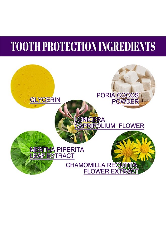 West&Month - Purple Tooth Powder - Teeth Whitening, Teeth Color Corrector Toothpaste, Tooth Stain Removal, Color Corrector Purple Tooth Powder, Teeth Whitener 30g - Image 1