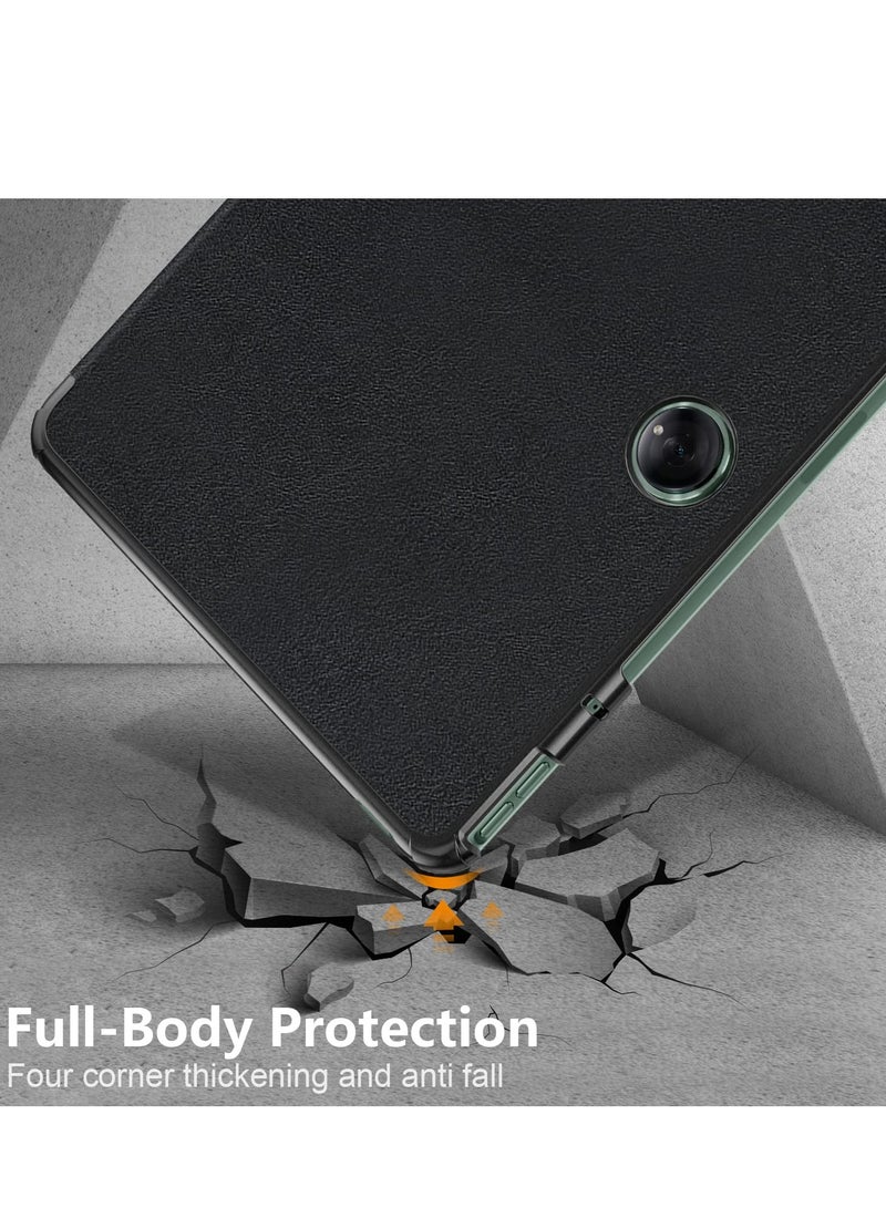 Case For OnePlus Pad 2023 Folding Folio Ultra-Thin PU Leather Stand Case Cover For OnePlus Pad/Oppo Pad 2 (Black) - Image 5