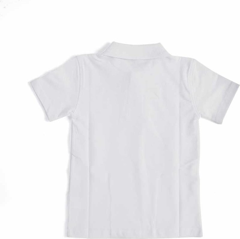 Alm White Short Sleeve Kids School Lakos T-Shirt - 80238-001  - Image 2