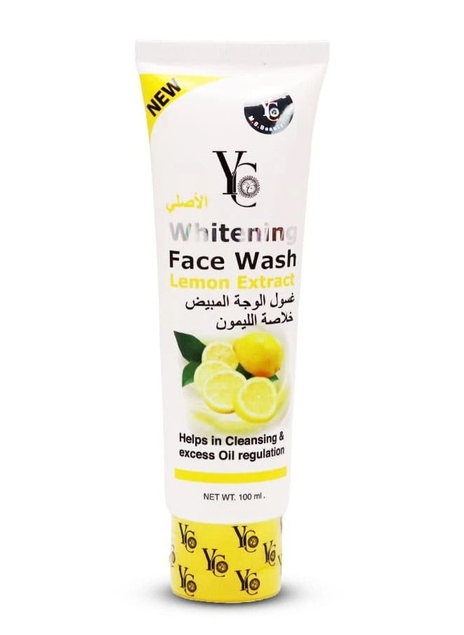 YC Whitening Face Wash With Lemon Extract 100 ml 