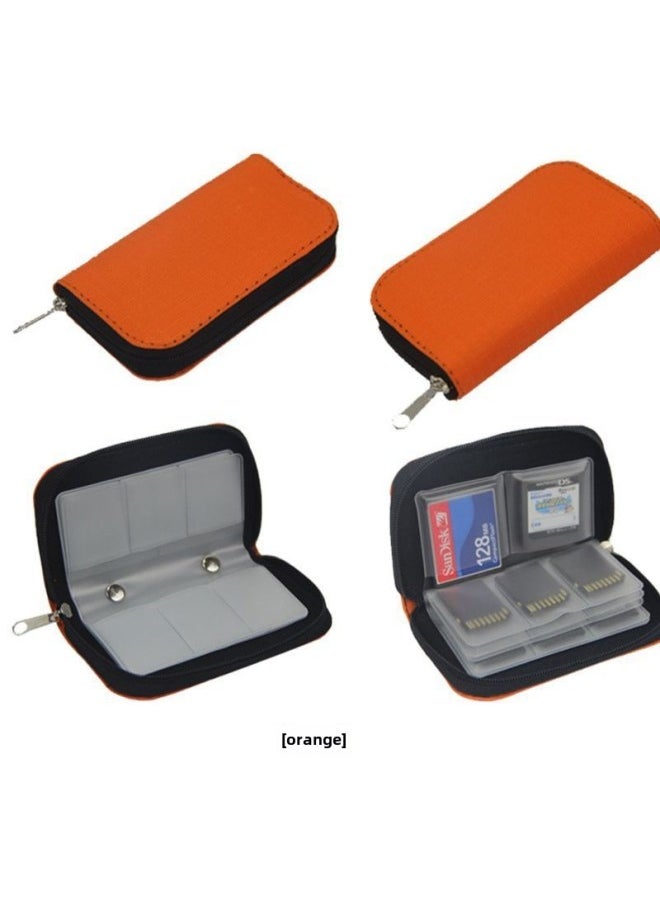 Generic Kf Slr Camera Micro Single Card/card Memory Card Mobile Phone Card Digital Storage Finishing Bag Set-Body Color:22-bit Card Holder Black  - Image 5