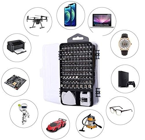 HENIRAG Latest PC Repair Screwdriver Set 110 in 1 Professional Precision Screwdriver Set MultiFunction Magnetic Repair Computer Tool Kit For MobilesTabletsGlassesLaptopPC Gray - Image 3