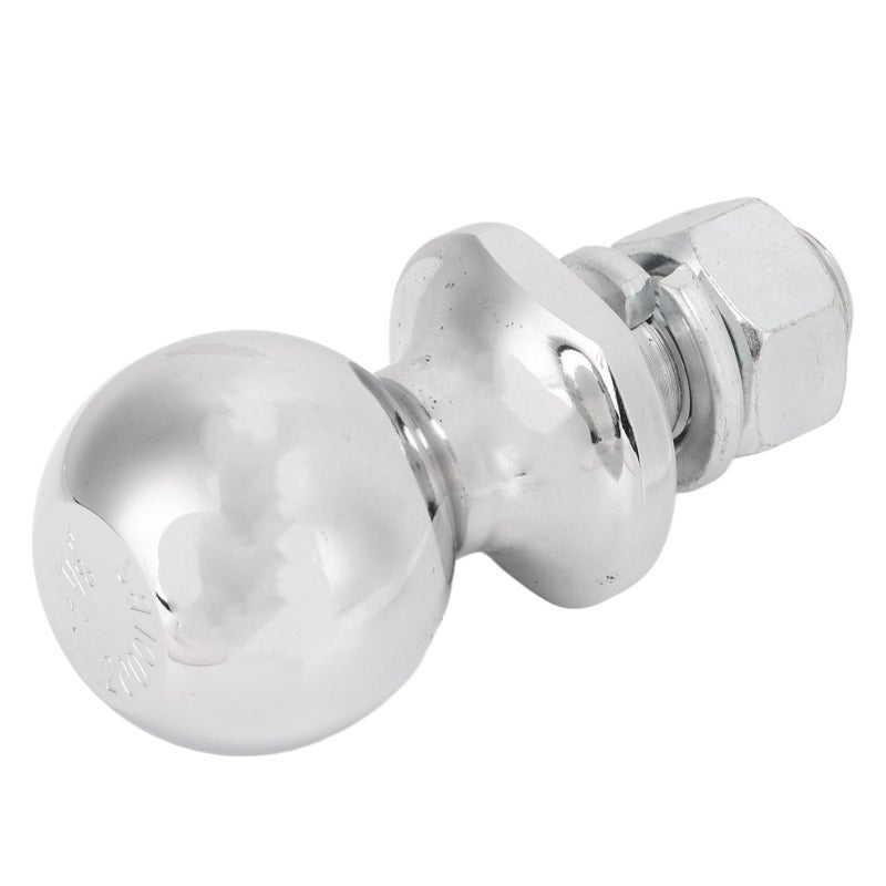 1‑7/8in Diameter Chrome Hex Nut Hitch Ball for ATV UTV Lawn Tractor 5/8x1‑3/4in Shank 2000 LBS - Image 3