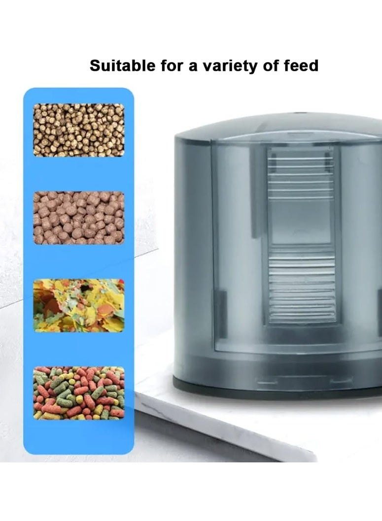 X-Panda Automatic Aquarium Feeder Intellint Timing Feeder Fish Tank Gold Fish Feeder Lar Capacity Smart LCD Display Dispenser for Beginners - Image 3