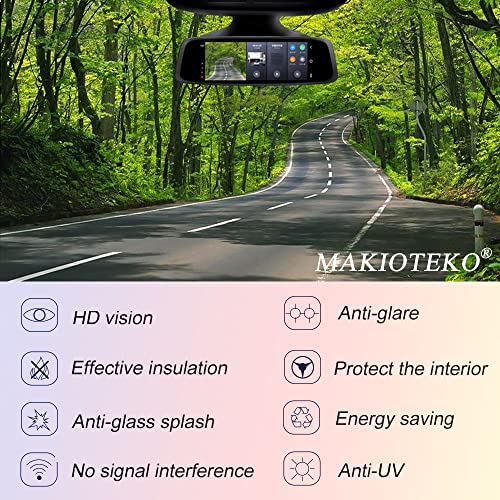 MAKIOTEKO Window Tint Film for Cars, 80% VLT Nano Ceramic Window Tint Car Heat & UV Block Resistant Windshield Tint Blackout Window Tint Film for Car Shade,30in x 10ft(Customized Size) - Image 5