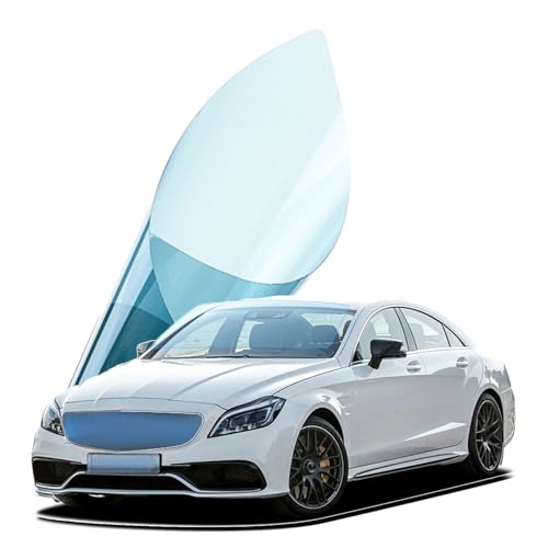 MAKIOTEKO Window Tint Film for Cars, 80% VLT Nano Ceramic Window Tint Car Heat & UV Block Resistant Windshield Tint Blackout Window Tint Film for Car Shade,30in x 10ft(Customized Size) - Image 1