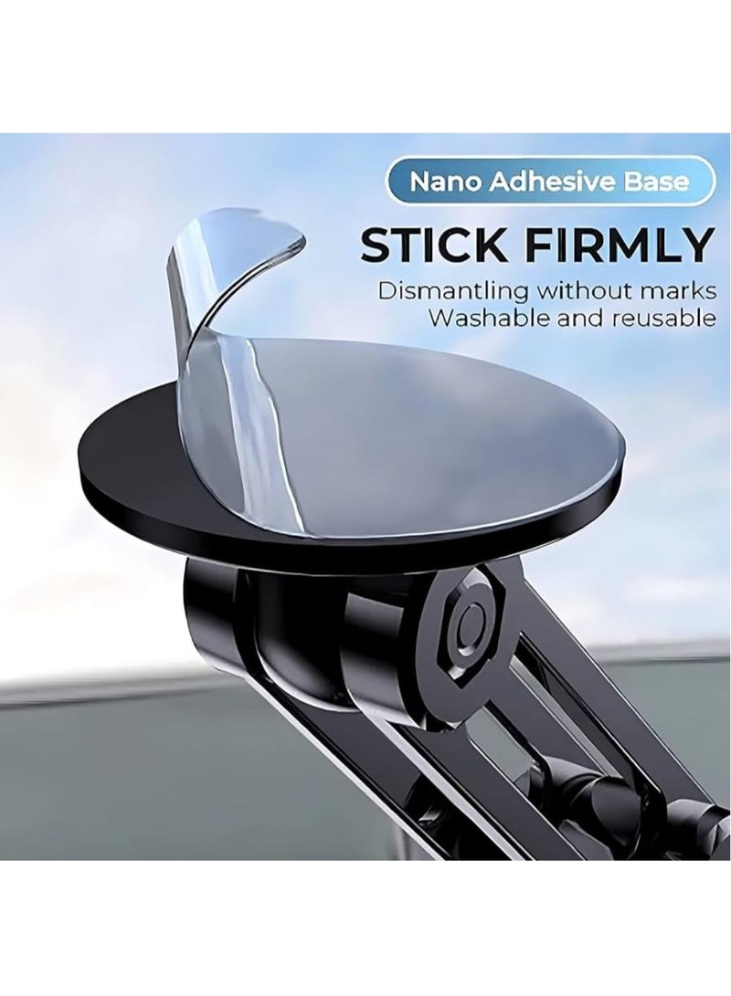 360 Degree Rotating Extendable Foldable Magnetic Mobile Phone Holder for Smartphone MaxSafe Used as a Mobile Phone Holder in a Trip Car - Image 5