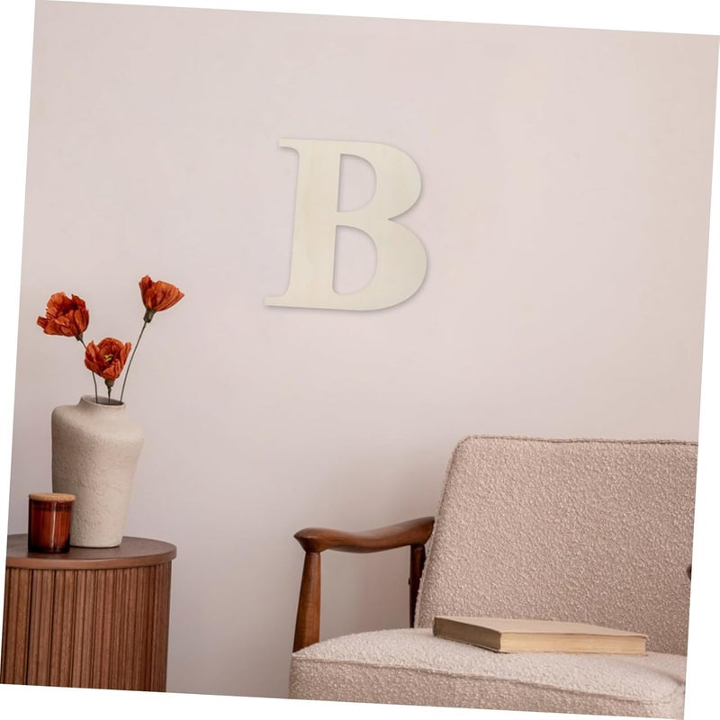 DIY Unfinished Wood Letters for Wall Decor Large Alphabet Craft Letters Wooden Sign for Home Decoration Art Displays and Name Boards - Image 5