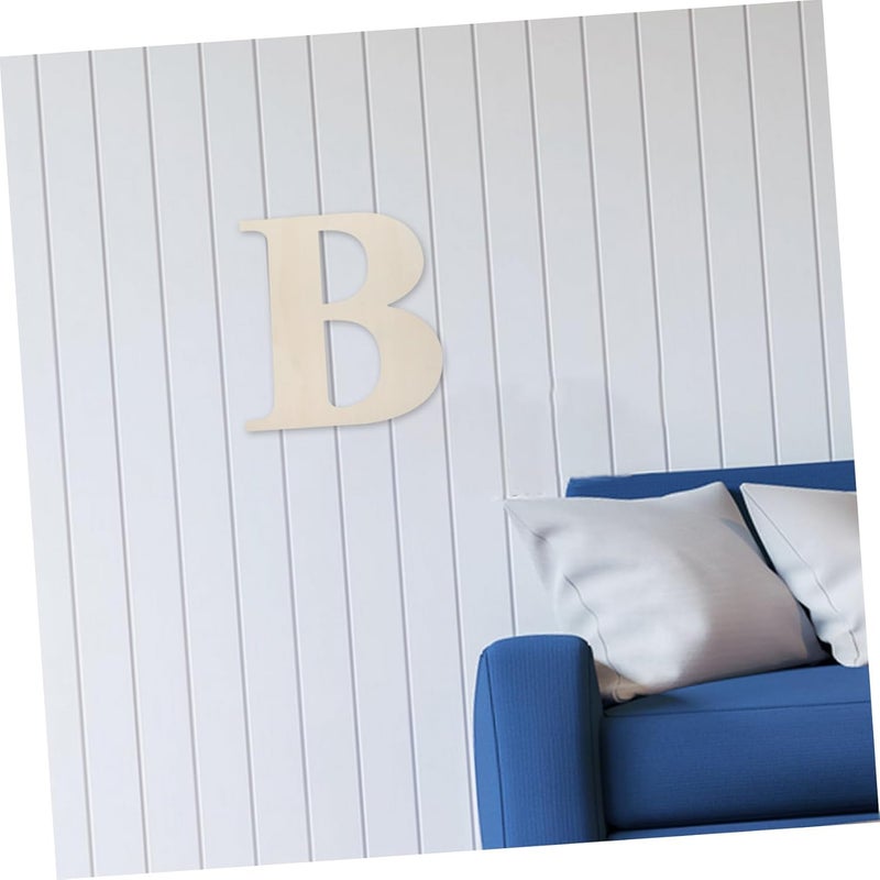 DIY Unfinished Wood Letters for Wall Decor Large Alphabet Craft Letters Wooden Sign for Home Decoration Art Displays and Name Boards - Image 4