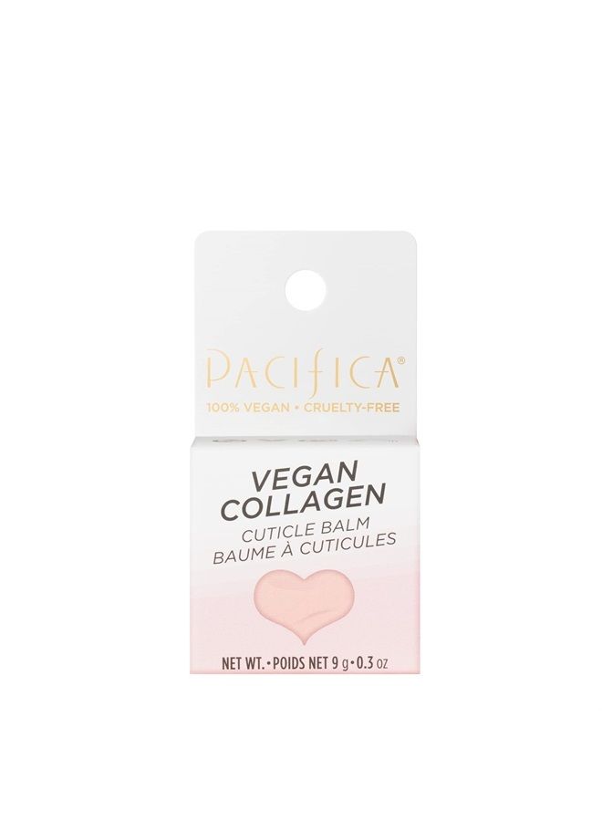 Pacifica Beauty | Vegan Collagen Cuticle Nail Balm | Moisturize and Soften Dry, Brittle Nails and Cuticles | Coconut Oil, Sunflower Oil, Shea Butter, and Vitamin E | Vegan + Cruelty Free