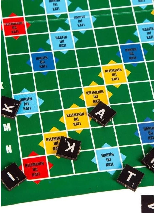 Nostaljik Lezzetler Nostalgic Flavors Wooden Word Formation Game Small Size (22.5X22.5 cm)  - Image 4