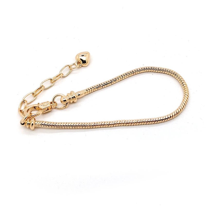 YIQIFLY Mixed Beads 40pcs Jewelry Making Charms Gold Color Big Hole Alloy Beads Assorted Colors and Styles Randomly (Gold) - Image 3