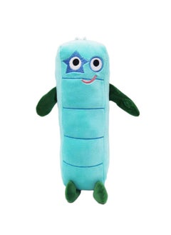 General Children's Doll Digital Building Blocks Plush Toy Early Childhood Education Doll (Blue No. 5)  - Image 1