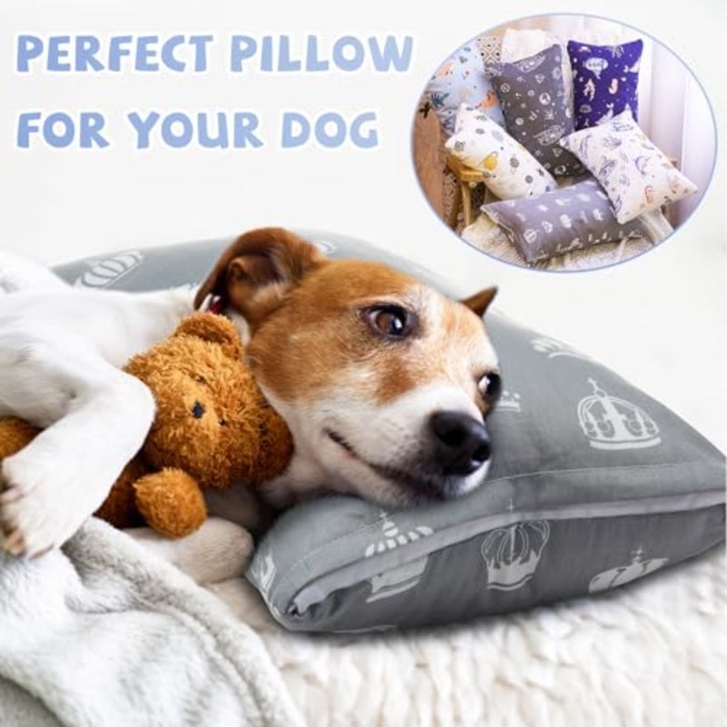 6 Pack Small Pillow for Daycare 9.1 x 13.8'' Mini Pillow for Boys Girls Tiny Travel Pillow Soft Machine Washable Dinosaur Unicorn Pillows for School Nap Time Pet Neck Lumbar - Image 5