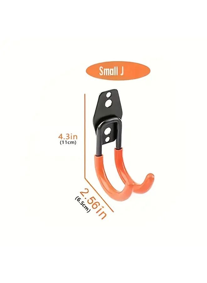 منظم الجراج الثقيل المثبت على الحائط ذو خطافات مضادة للانزلاق وحاملات الأدوات - الخطاف 01 - Image 1