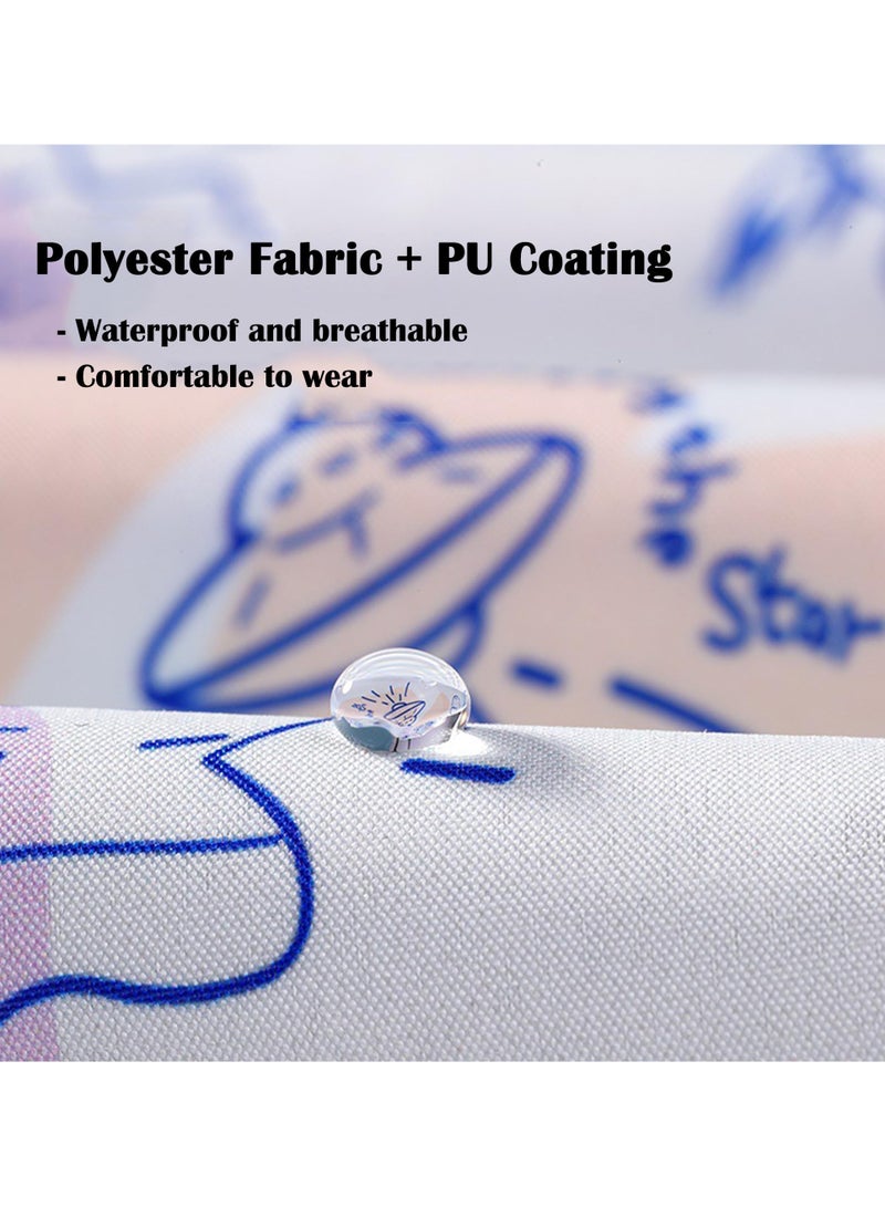 Kids Waterproof Rain Coat, EVA Portable Rain Poncho, for Girls Boys Toddler Rainwear Rain Jacket Cape, Reusable Children Raincoat, for Outdoor Climbing Cycling Hiking Camping, L Size - Image 5