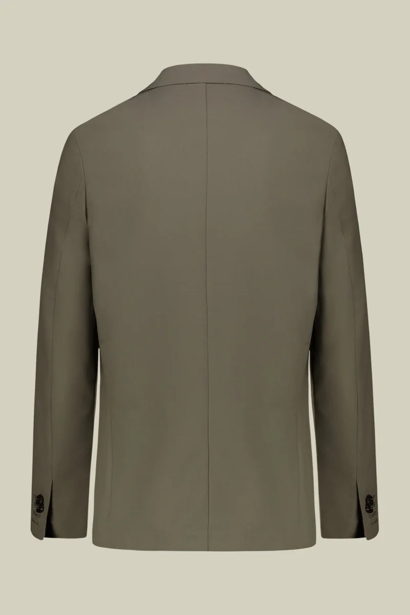 Doppelganger Green Single-breasted men's suit with single-pleat trousers - Olive Green for Men | Best Price UAE