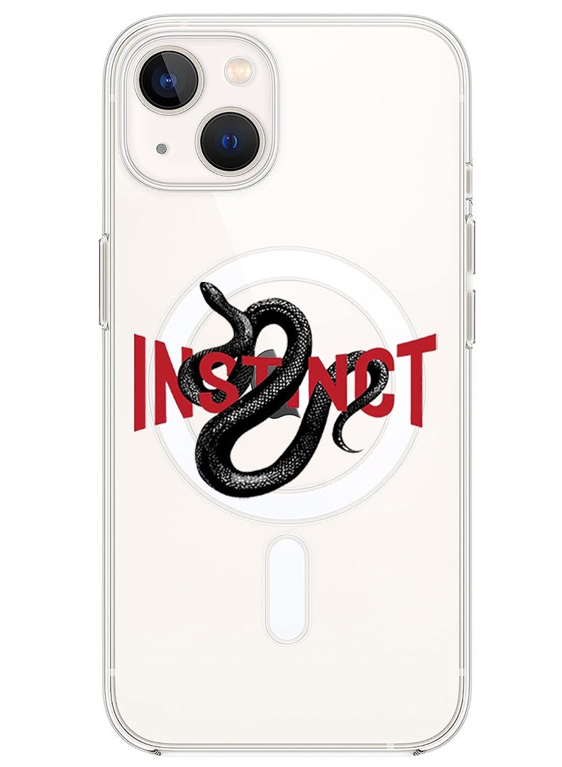 Theodor Magnetic Case for iPhone 14 Plus 6.7-inch Compatible with MagSafe Wireless Charging, Shockproof Phone Bumper Cover Instinct copy - Image 1