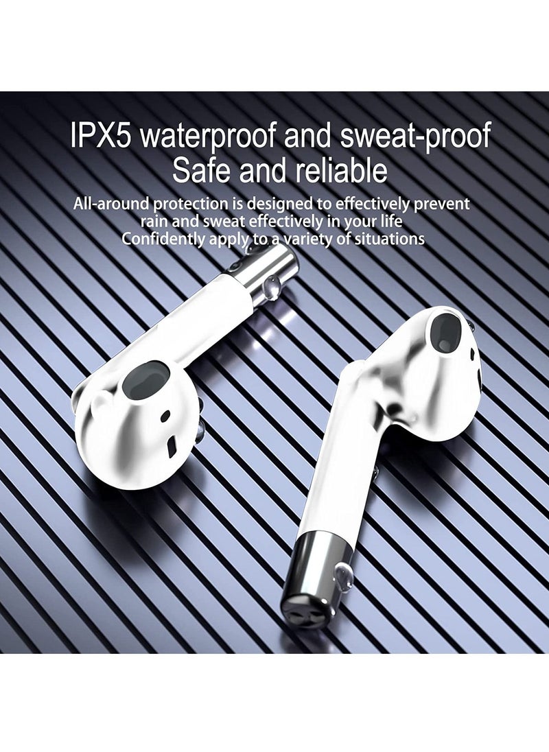 Generic - Bluetooth Headphones Earphones Bluetooth Wireless with Touch Control Wireless USB-C Stereo Microphone for iOS Android Smartphone IPX5 Waterproof - Image 1