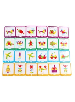 Alissa 133pcs Jigsaw Puzzle Tangram Jigsaw Puzzle Montessori Educational Toys For Children Learning Toys Activity Play Centers Children Kids Students  - Image 5
