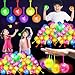 SHQDD 24PCS Light Up Ball Bouncy Balls for Kids 6 Colors Flashing Squeaky Ball 22inch Light Up Toys Balls for Toddlers 13 Easter Party Favors for Teens Adults Children - Image 3