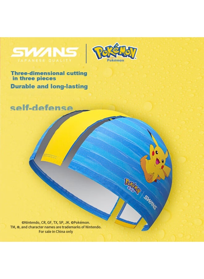 Speed Vision Suan Shiyong Swimming Cap For Children, Pokemon-style Ear Protection, Comfortable Waterproof Long Hair Special, Non-binding, 107 Jieni Turtle - Image 4