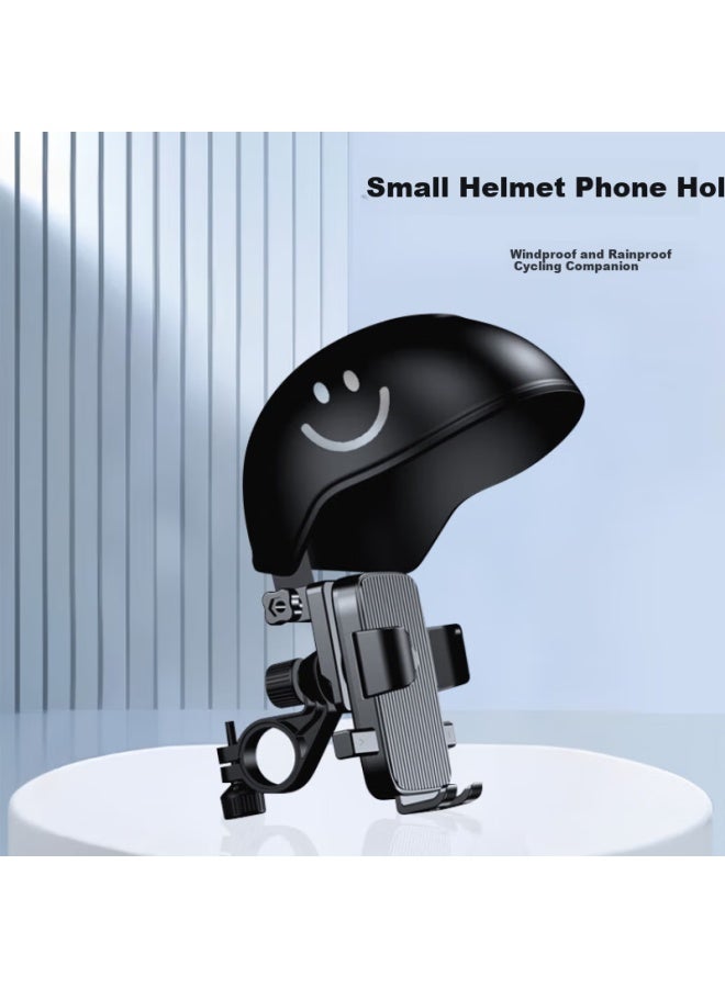 Stiger Mini Helmet Mount For Electric Scooter, Motorcycle Gps Holder, Bike Phone Mount, Food Delivery Rider Equipment For E-Bike And Courier Cycling - Image 2