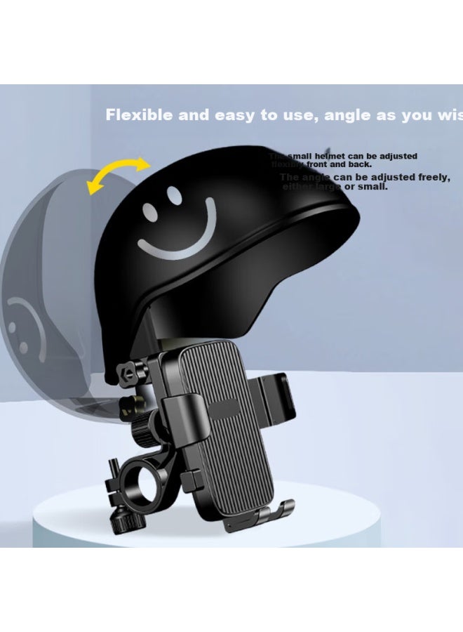 Stiger Mini Helmet Mount For Electric Scooter, Motorcycle Gps Holder, Bike Phone Mount, Food Delivery Rider Equipment For E-Bike And Courier Cycling - Image 5