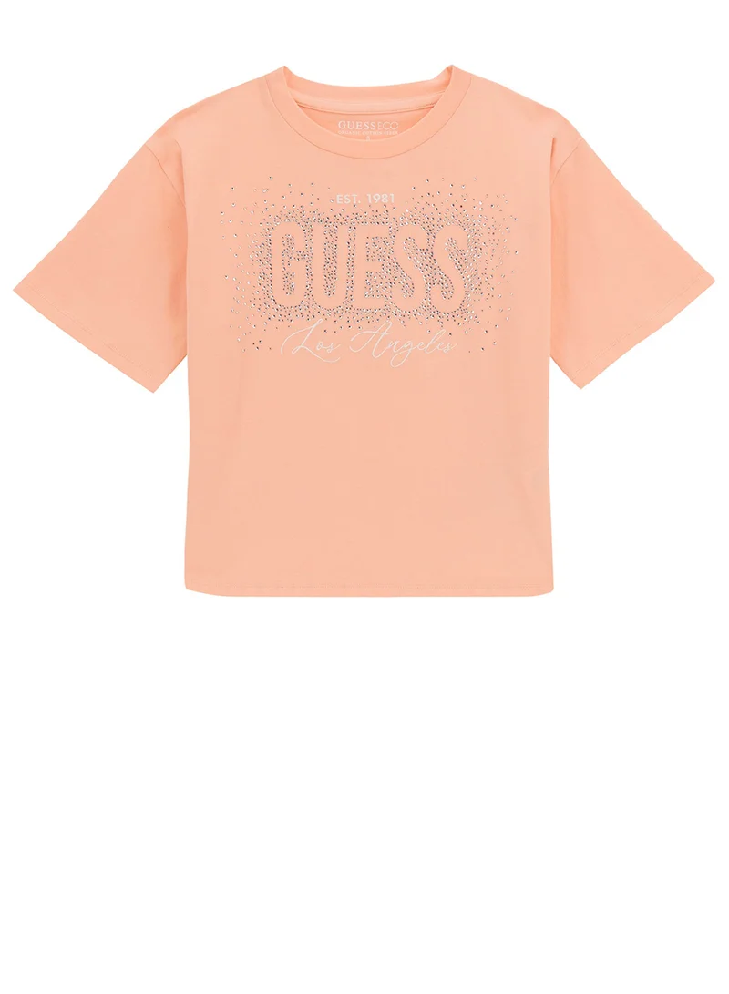 جس Kids Graphic Crew Neck T-Shirt