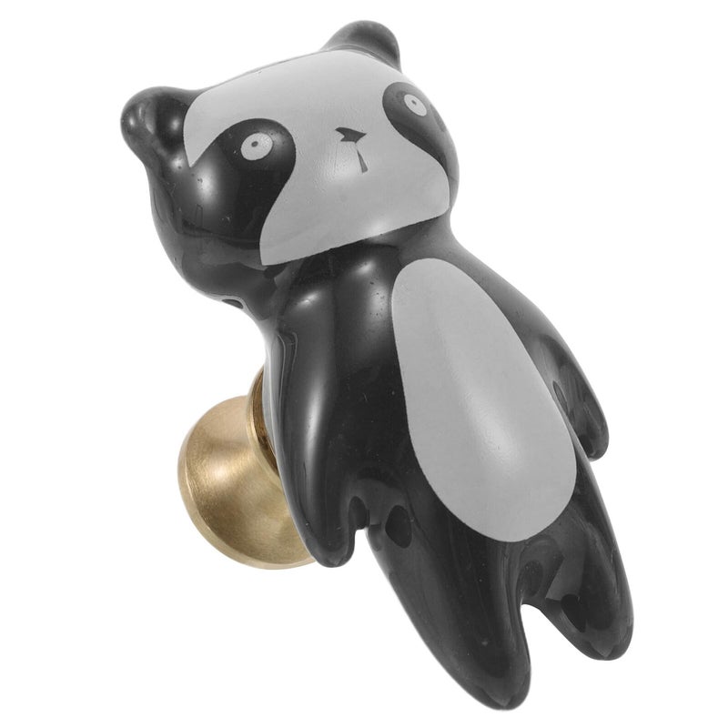 Panda Shaped Brass Cabinet Handles Drawer Pulls Knobs For Furniture Hardware - Image 2
