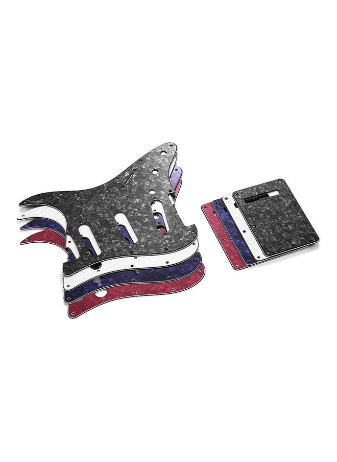 NIBEMINENT - SSH Pickguard Set with Back Plate for American ST Electric Guitar - Image 1