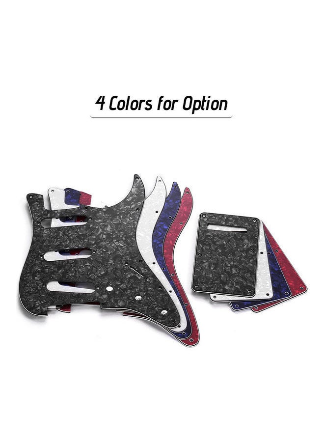 NIBEMINENT - SSH Pickguard Set with Back Plate for American ST Electric Guitar - Image 1