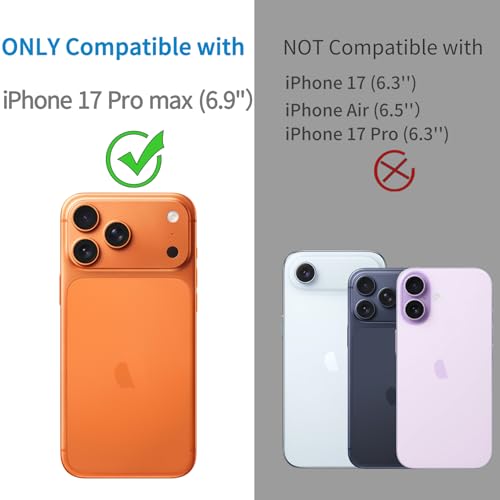 Dengduoduo 3 Pack Camera Lens Protector for iPhone 17 Pro Max, Tempered Glass, Ultra HD, 9H Hardness, Anti-Scratch, Case Friendly, Easy to Install [No Affect on Night Shots] - Image 2
