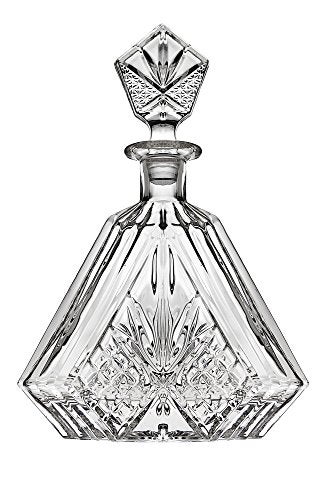 Lefonte Whiskey Decanter for Liquor Scotch Bourbon or Wine, Irish cut Triangular - 750ml - Image 3
