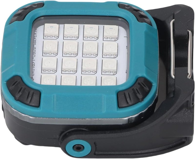Rechargeable COB Magnetic Work Light, Portable LED Camping Light - 8 Color Modes, Magnetic Base for Car Repair - Compact and Foldable for Emergency Situations (Blue) - Image 3