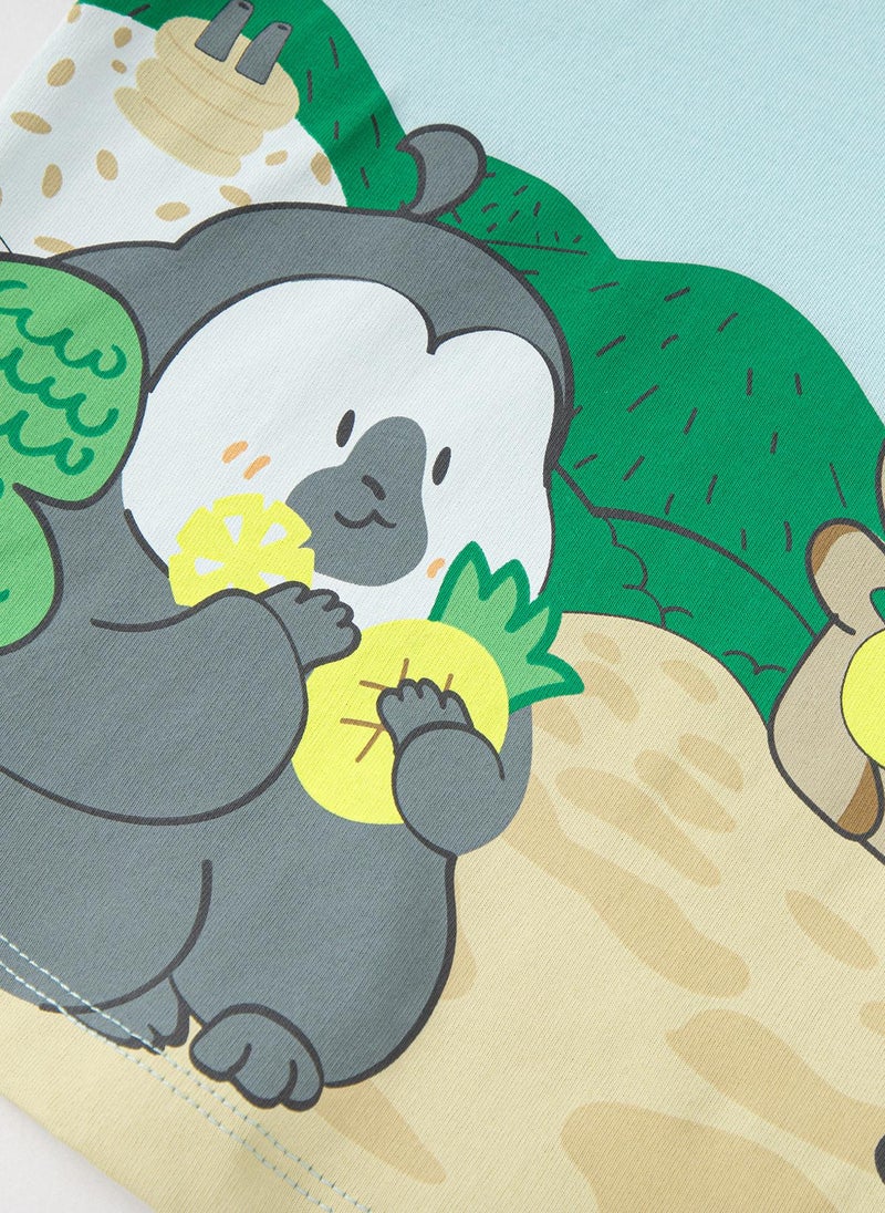 بالابالا تيشيرت أطفال للجنسين برقبة دائرية وأكمام قصيرة - Image 5