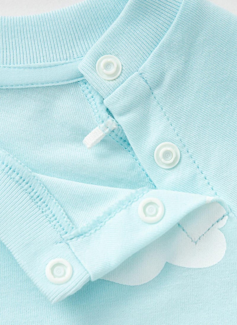 بالابالا تيشيرت أطفال للجنسين برقبة دائرية وأكمام قصيرة - Image 4