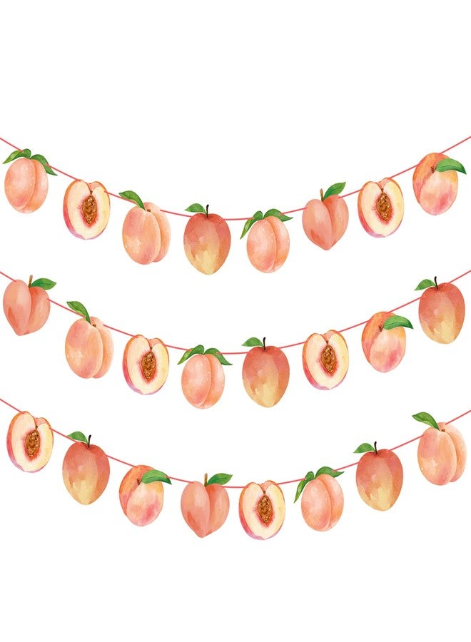 اوموني قطعتان من لافتات الخوخ الوردية المقطوعة، زينة حفلات حلوة مثل الخوخ، زينة حفلات عيد ميلاد الفاكهة للفتيات، مستلزمات حفلات استقبال المولود الجديد وحفلات الزفاف - Image 1