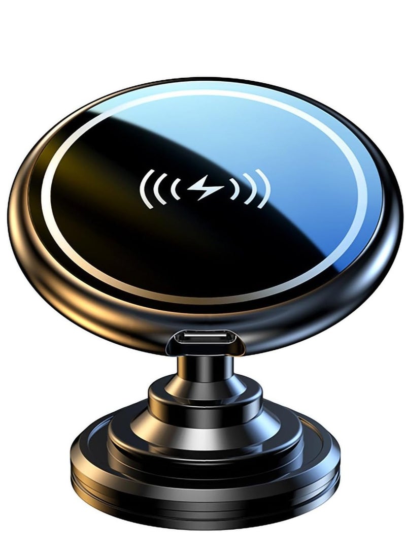 15W Magnetic Wireless Car Charger for iPhone 14/13/12 Series - Fast Charging with MagSafe Compatibility - Image 2