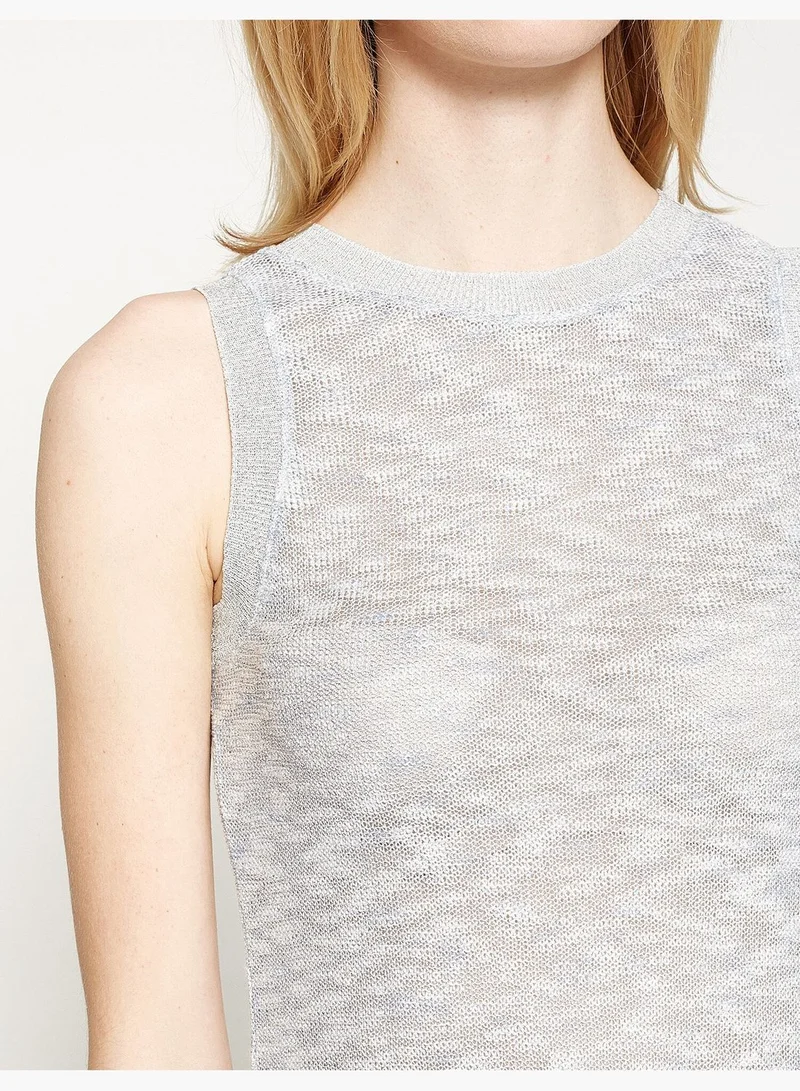 كوتون Slit Detailed Tunic