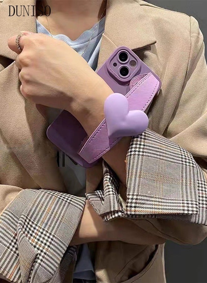 DUNISO iPhone 14 Pro MAX Phone Case 6.7" Full Body Protective Phone Cover With Crossbody Strap Anti-fall Phone Case Built-in Screen and Camera Protector For Apple 14 Pro MAX Phone Case - Image 5