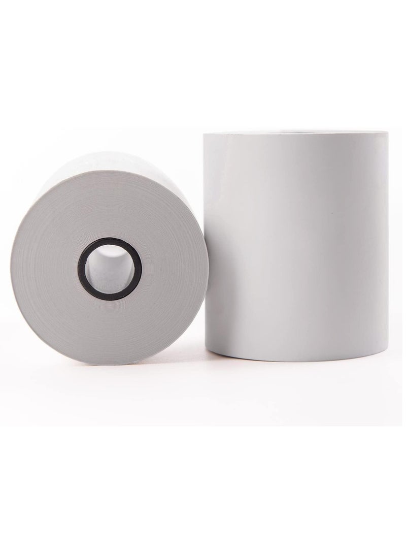 MARKQ [2 Rolls] Thermal Paper Receipt Rolls, 80 x 80mm | Bill Ticket Printing for POS/Cash Register Receipt, Credit Card Machine, EPOS - Image 1