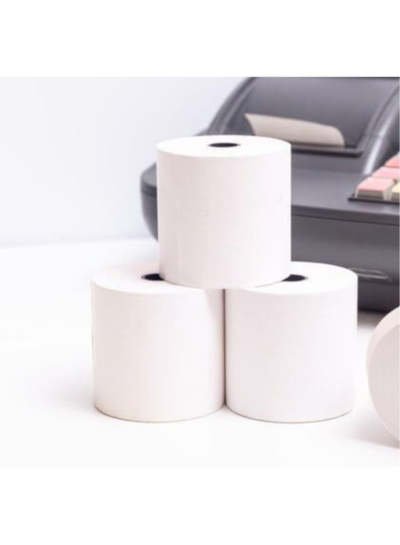 MARKQ [2 Rolls] Thermal Paper Receipt Rolls, 80 x 80mm | Bill Ticket Printing for POS/Cash Register Receipt, Credit Card Machine, EPOS - Image 4