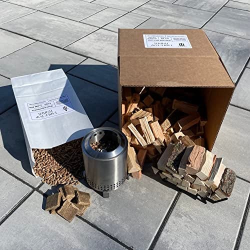 Table Top Timber Mini Firewood WoodFuel pellets and fire Starters  Compatible with Solo Stove Mesa and Mesa XL  Size Options Available 55 Length Logs