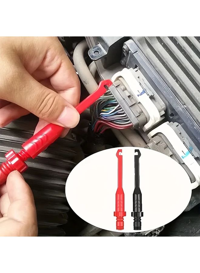 1pc Pro Master Car Circuit Tester Clip Insulation Piercing Probe For Vehicle Electrical System Diagnosis No Battery Required Automotive Diagnostic Tool Black - Image 3